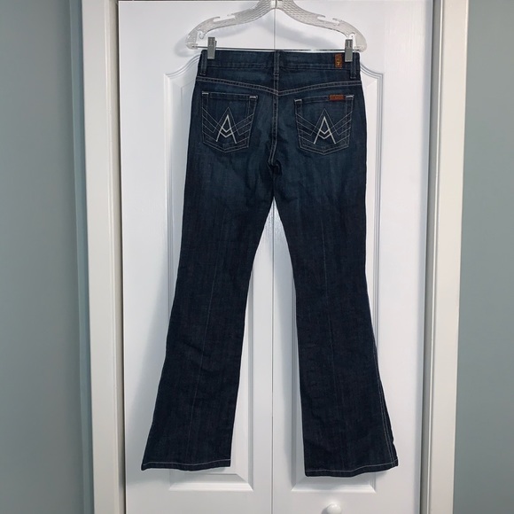 7 For All Mankind A Pocket Flare Jeans size 26 - Picture 2 of 8